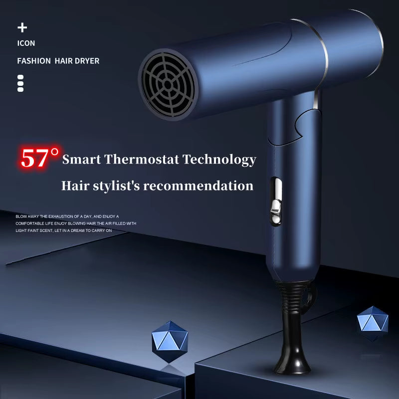 Hot Selling Professional Hair Dryer Negative Ion High Power Blue Light Foldable Electric Hair Dryer Salon Hair Tools Home