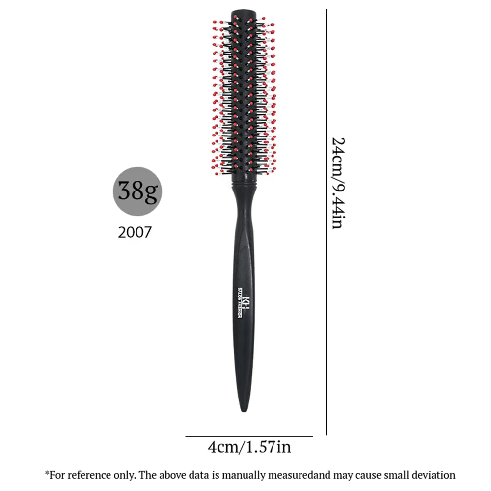 4 Sizes Professional Massage anti Static Hair Brush round Barrel Hair Curling Brush Women Hairdressing Salon Styling Hair Tools