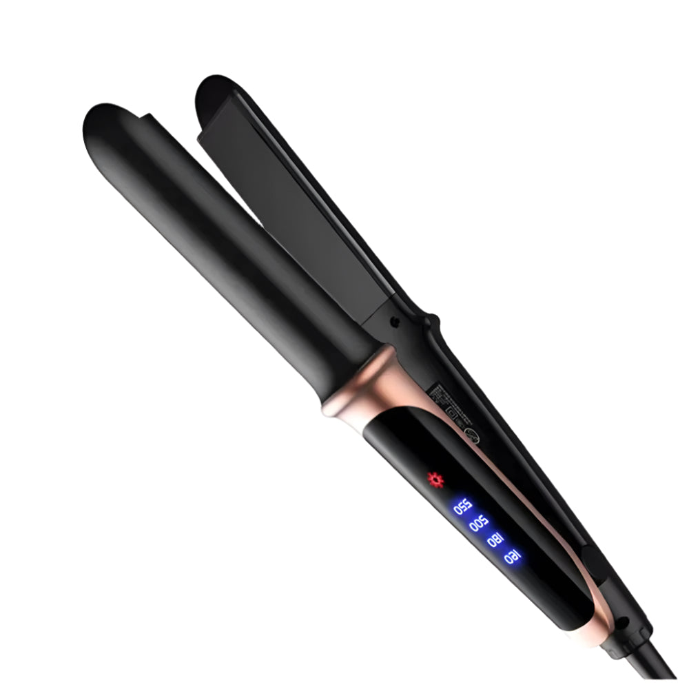 Professional Beauty Hair Tools Hair Straightener Curler Flat Iron Negative Ion Infrared LED Display Hair Straighten Curling Iron