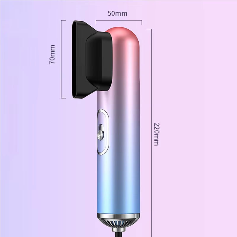 Professional Hair Tools Portable Fanless Bladeless Leafless Negative Negativ Ion Reverse Air Hand Hair Dryer Blow