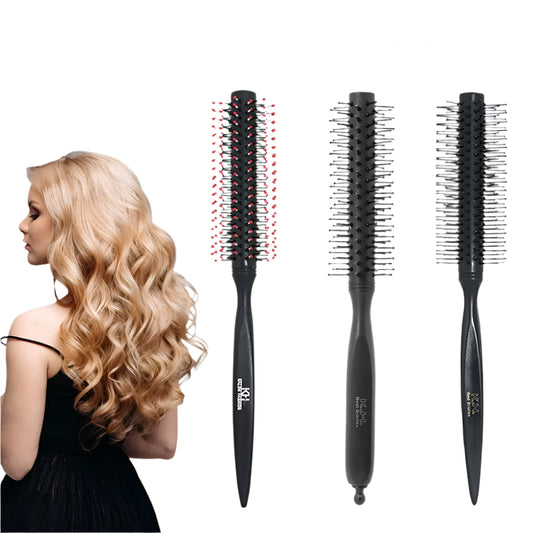 4 Sizes Professional Massage anti Static Hair Brush round Barrel Hair Curling Brush Women Hairdressing Salon Styling Hair Tools